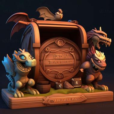 3D модель Игра DreamWorks Dragons Dawn of New Riders (STL)